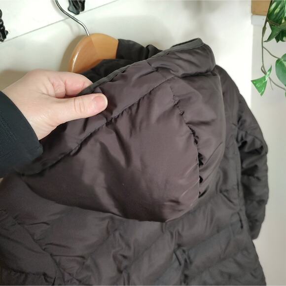 J. Crew Long 'Wintress Puffer' Jacket in Black Size Medium Petite - Picture 8 of 13